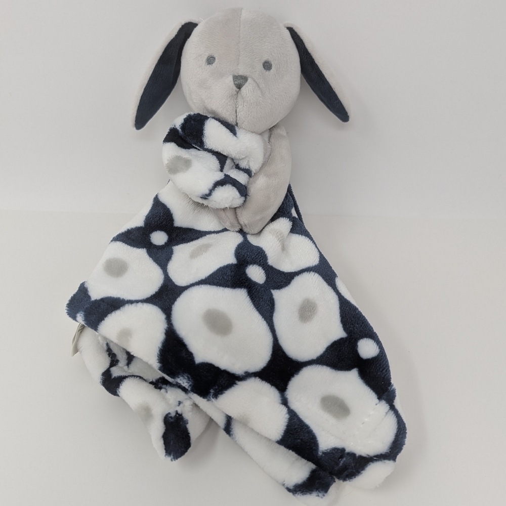 Blankets & Beyond Lovey Puppy Dog Navy Blue